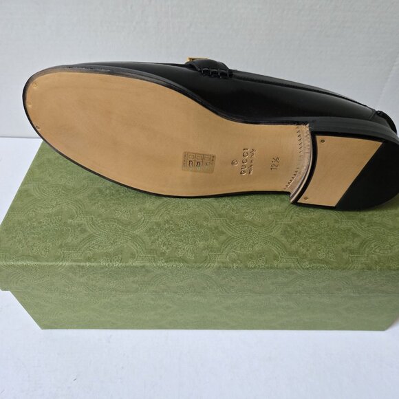 NIB Gucci Cara Logo Snaffle Loafers - G 12.5 US 13-13.5 - Picture 9 of 10